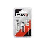 YATO HEX- 1/4" 10.4 x 40 мм HSS Зенківка конічна по металу YT-44723 фото
